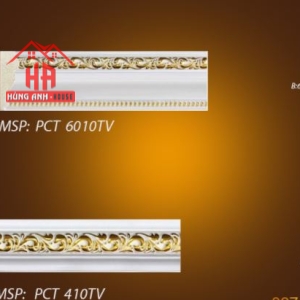 Mẫu phảo chỉ phào nẹp - chỉ khung tranh hoa vàng PCT 610TV VS PCT 410TV